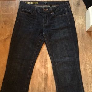 J CREW WIDE LEG JEANS- Size 295 Stretch